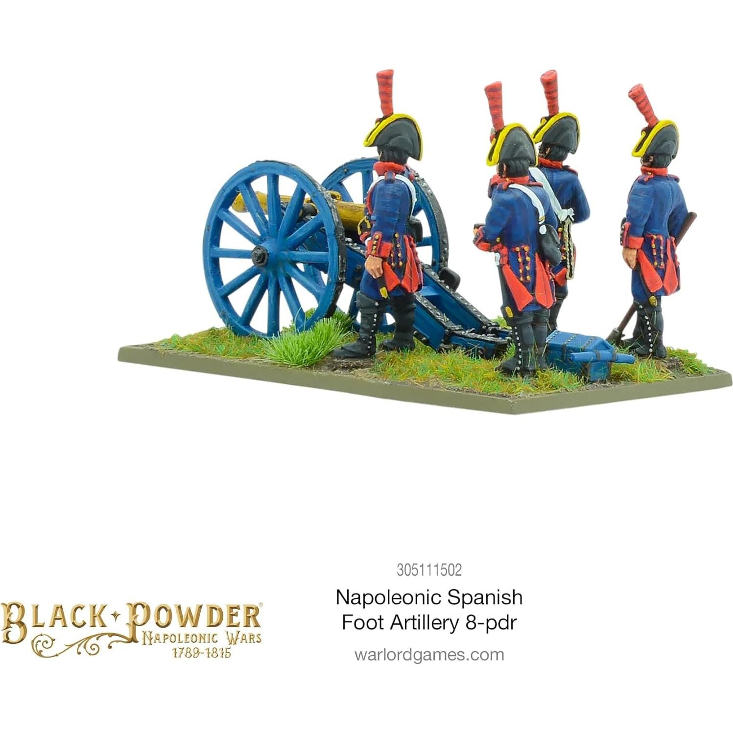 Artillería a pie española 8-Pdr Warlord Games 28mm Metal