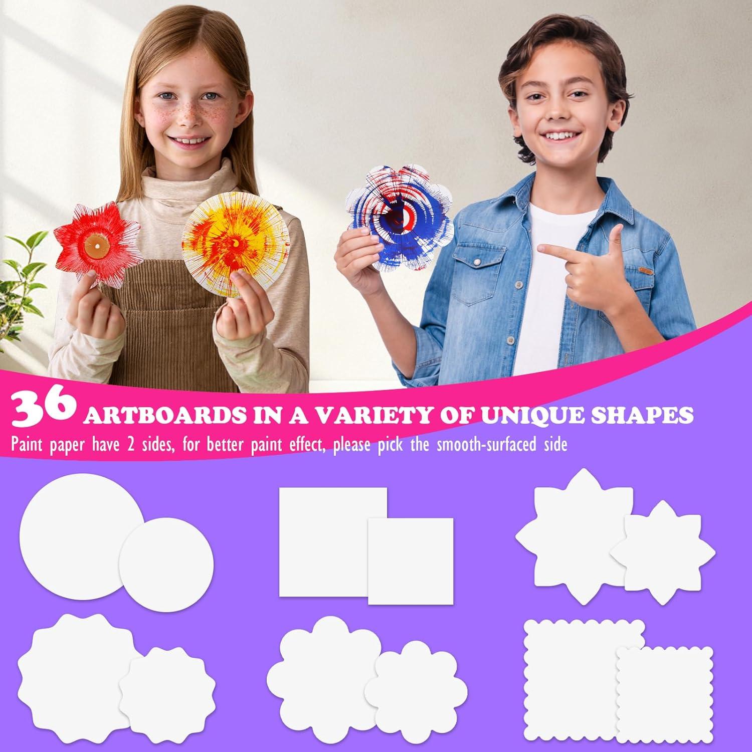 Kit de Pintura Giratoria TingingYuli para Niños 6-10 Años