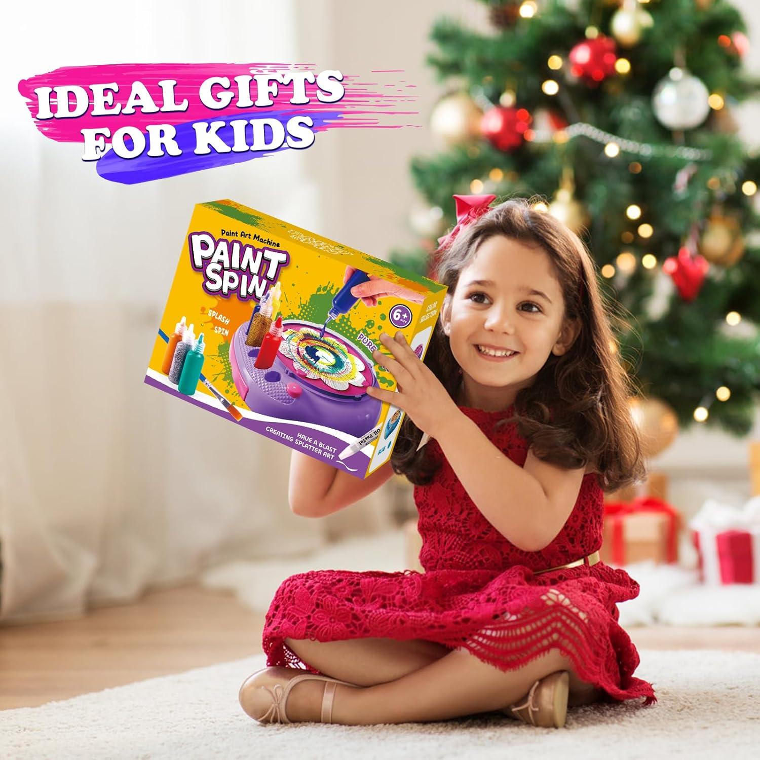 Kit de Pintura Giratoria TingingYuli para Niños 6-10 Años