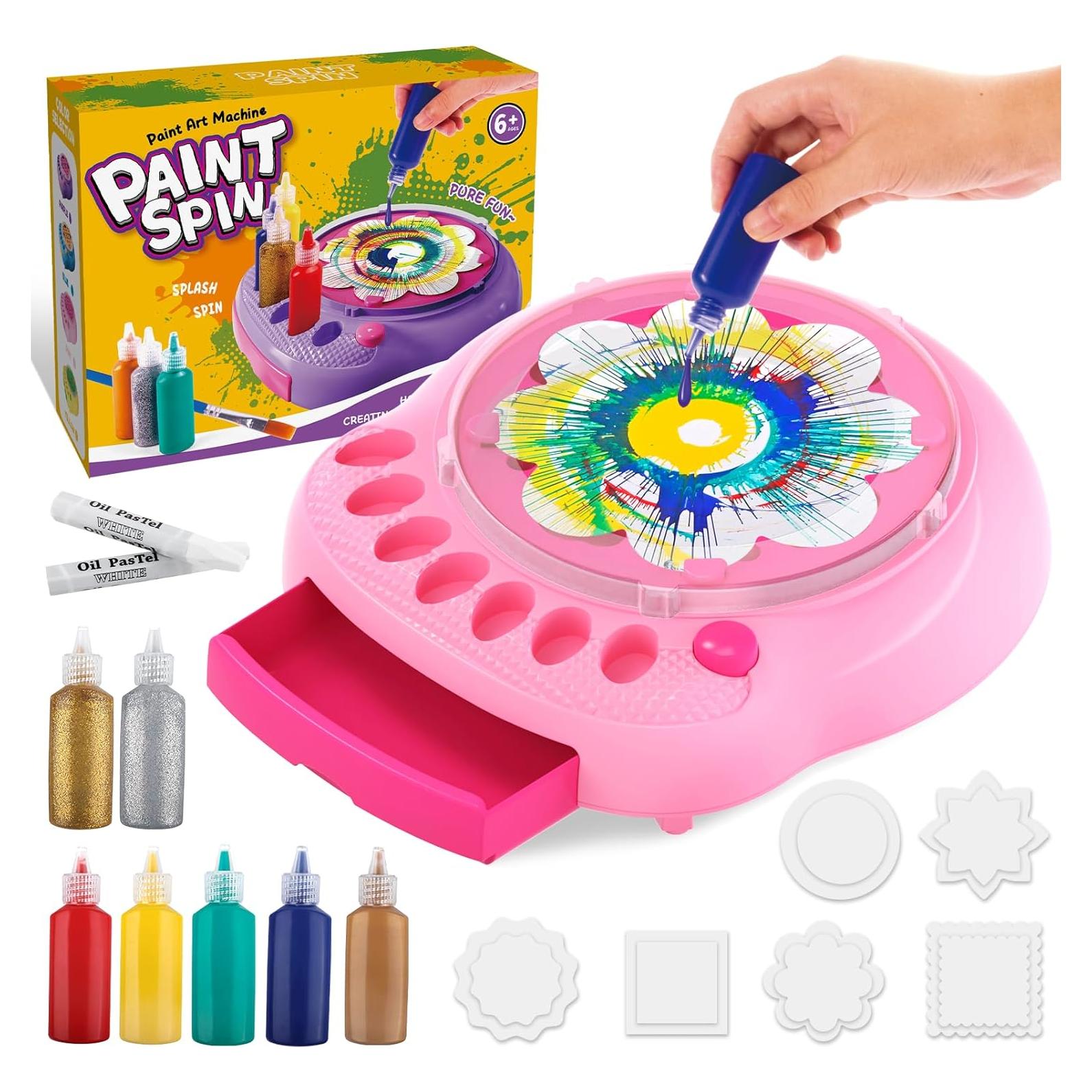 Kit de Pintura Giratoria TingingYuli para Niños 6-10 Años