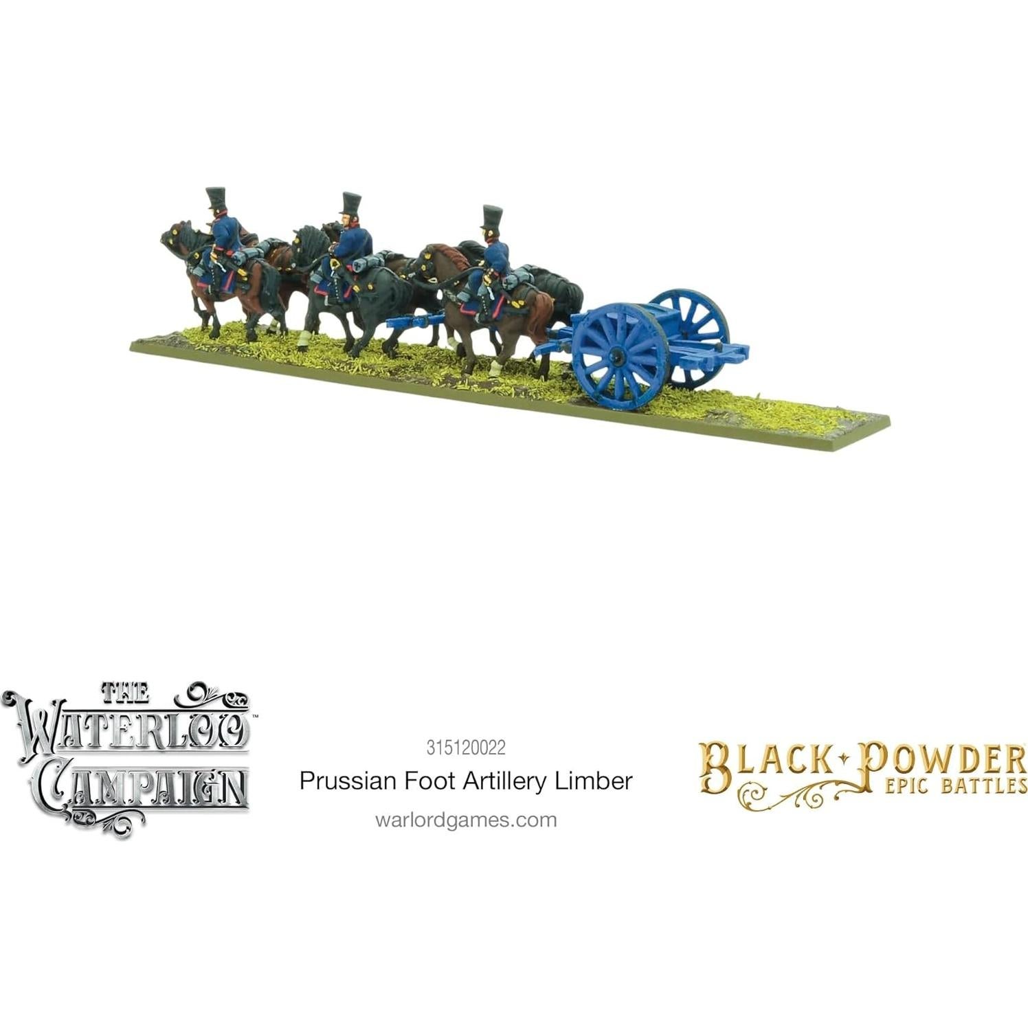 Limber de Artillería a Pie Prusiana Napoleónica Warlord