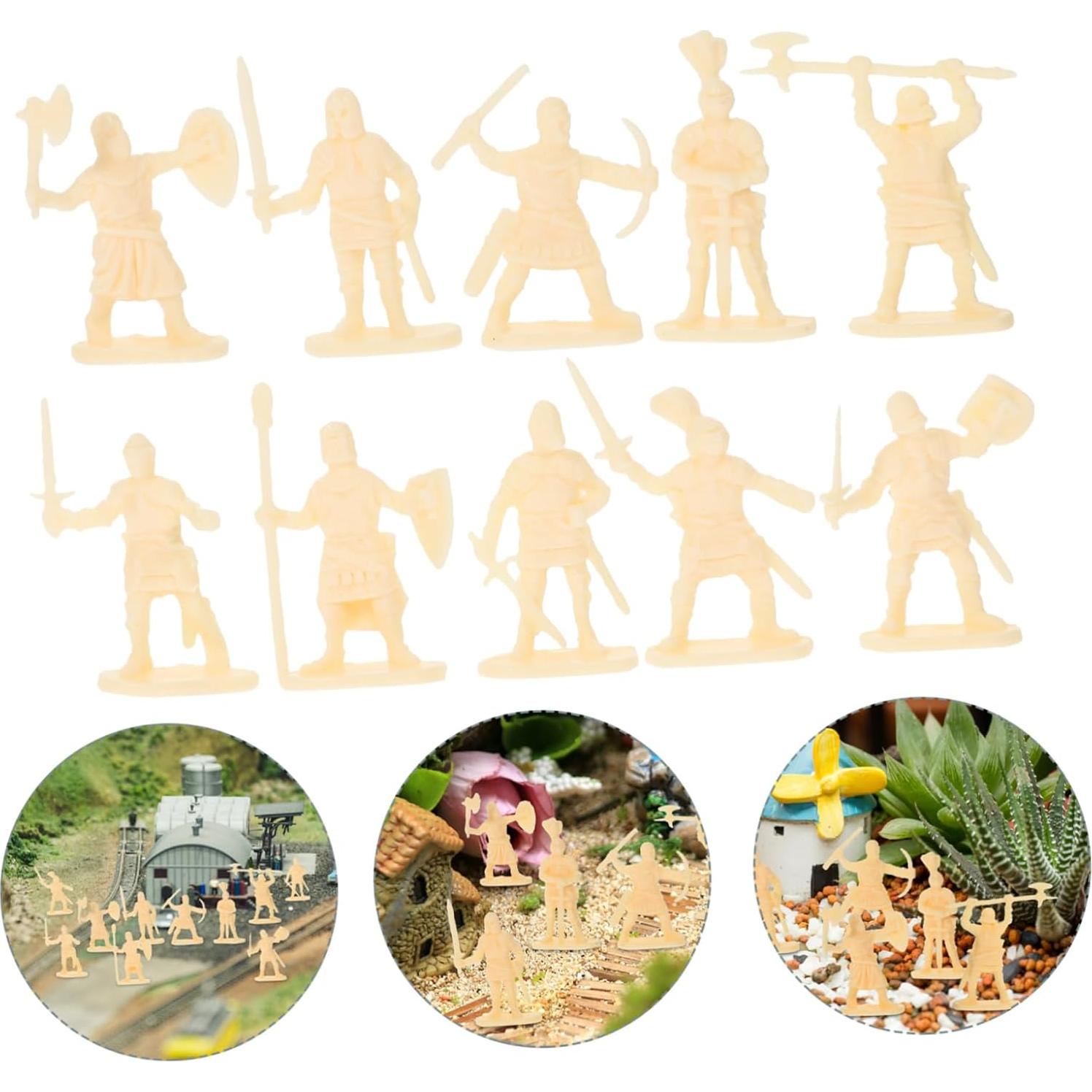 200 Figuras de Soldados Miniatura BRIGHTFUFU para Decoración