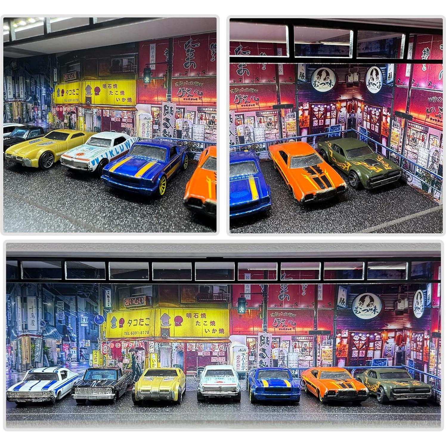 Estuche de Exhibición para Coches Diecast Caliente 1:64 LED