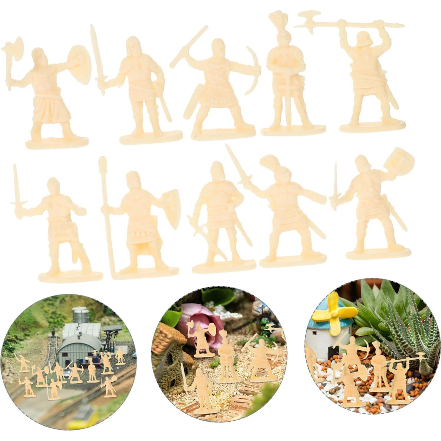 200 Figuras de Soldados Miniatura ERINGOGO - Accesorios Jardín