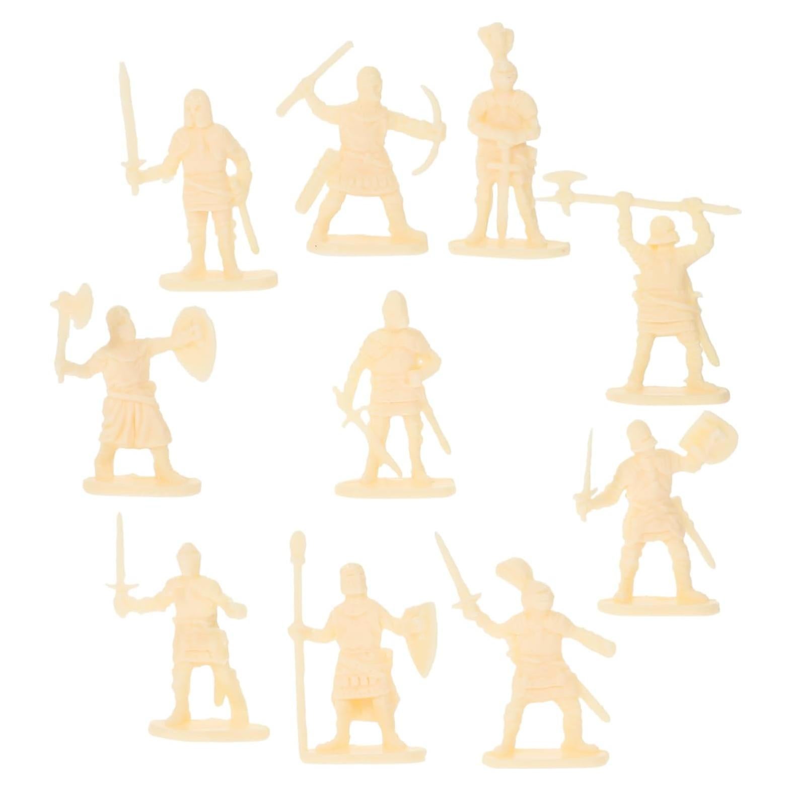 200 Figuras de Soldados Medievales Miniatura Toddmomy