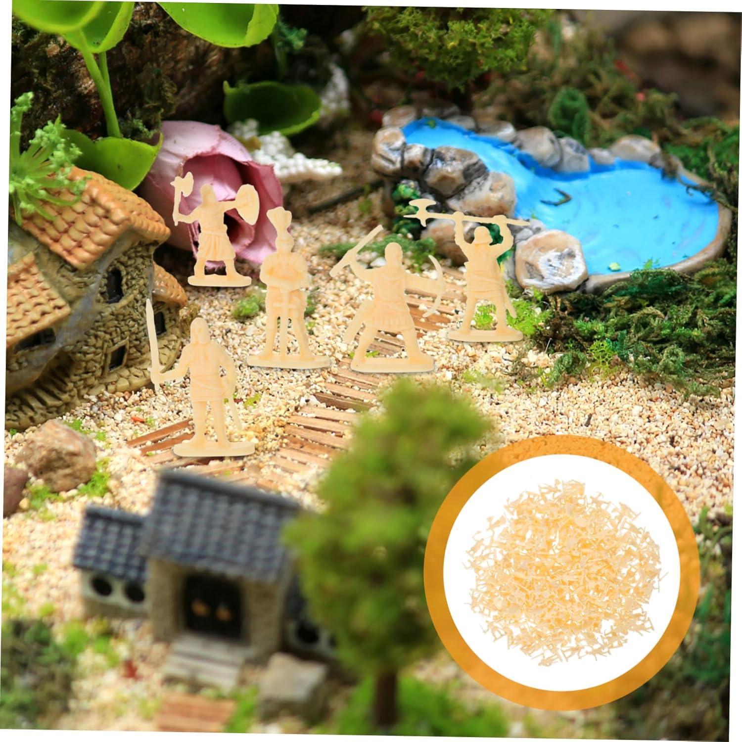 200 Figuras de Soldados Medievales Miniatura Toddmomy