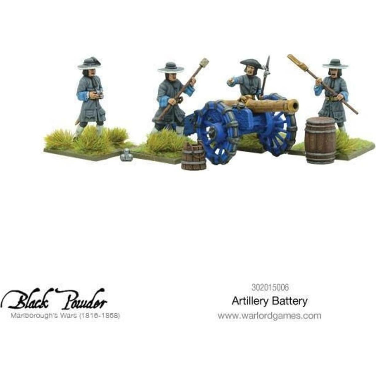 Kit de Modelo de Batería de Artillería Marlborough Warlord 28mm