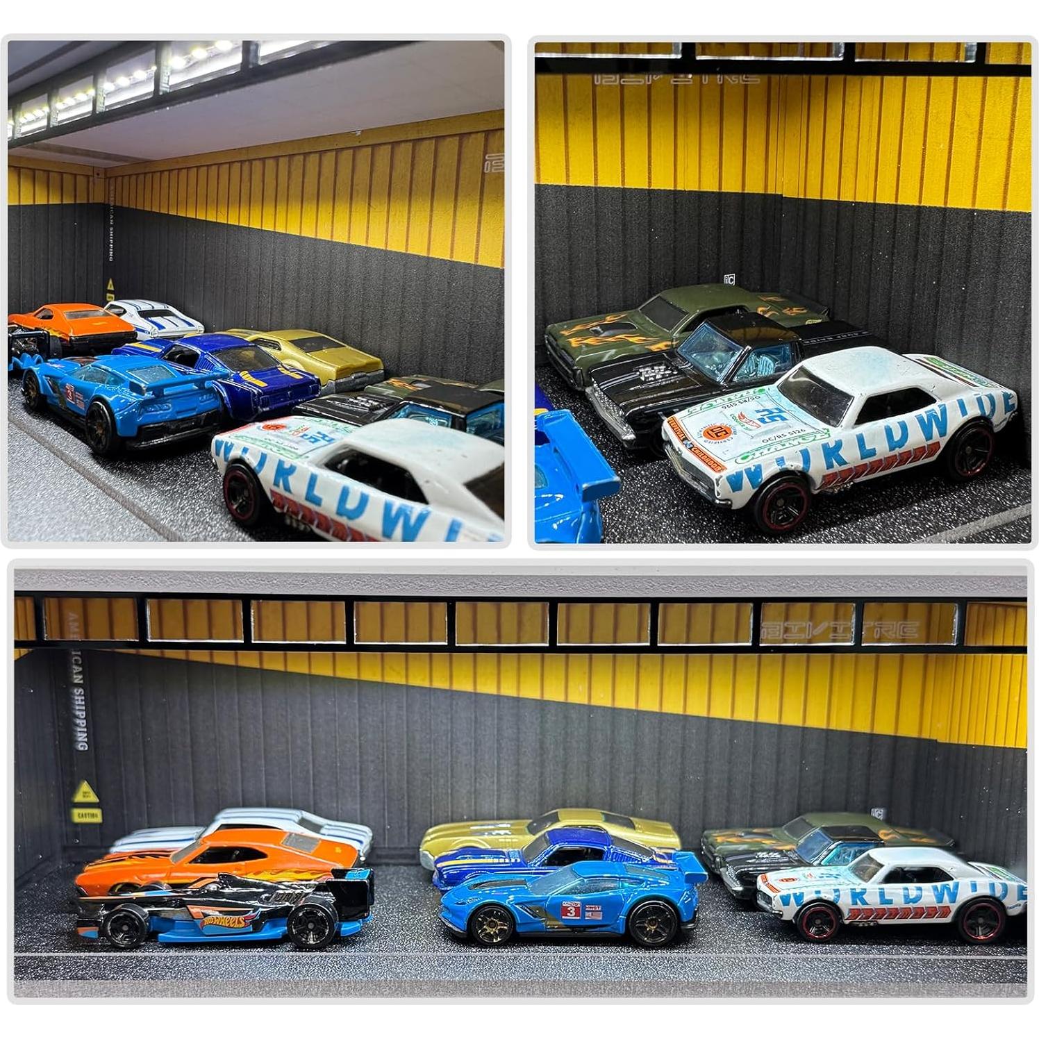 Estuche de Exhibición Bivitre 1:64 con Luz LED y Acrílico