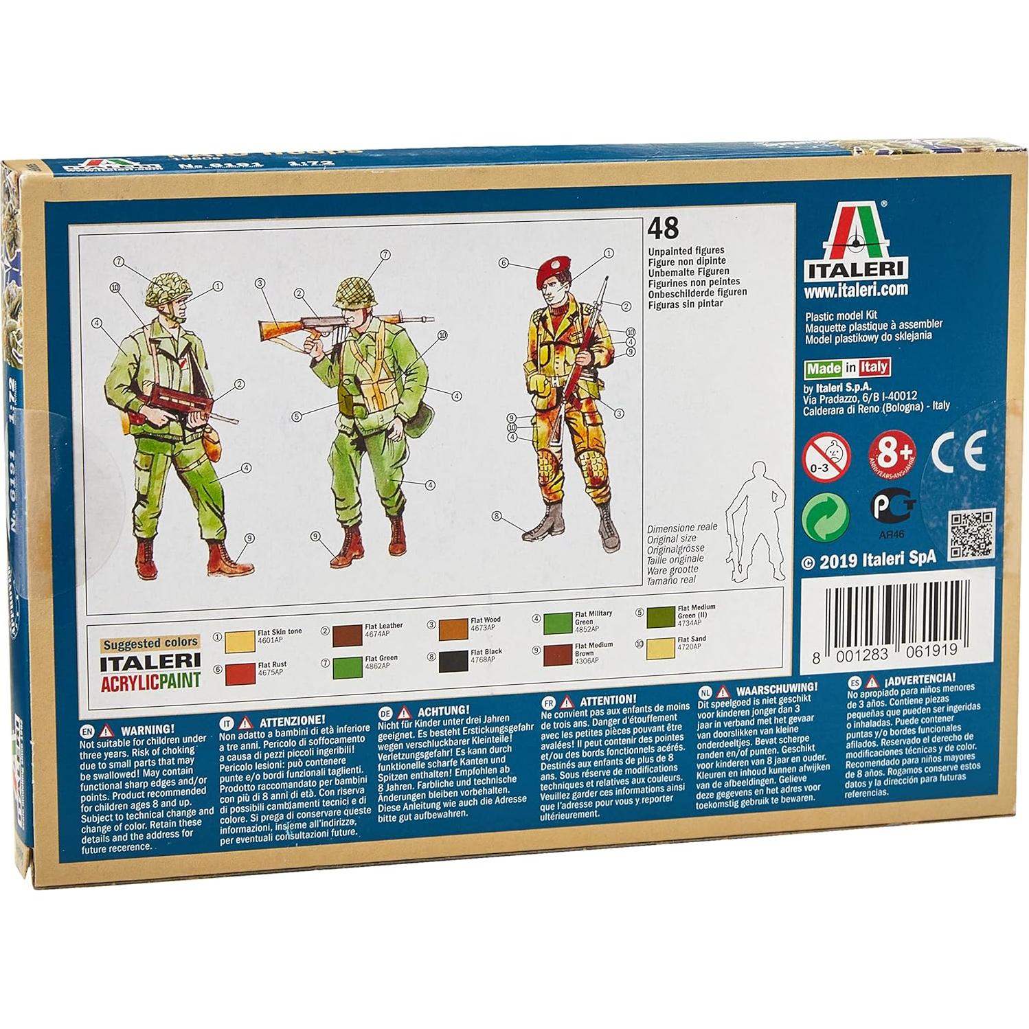 Kit de Construcción Italeri TROPAS DE LA OTAN 1:72 Multicolor
