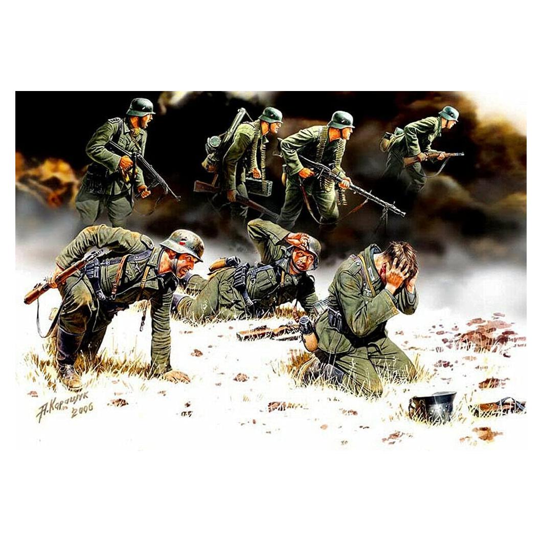 Kit de Modelismo Master Box 3518 Granaderos Panzer 1/35