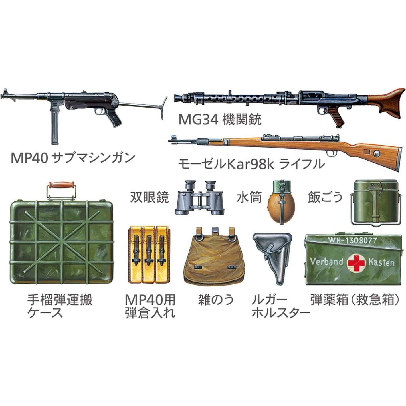 Tamiya 35371 Conjunto de Infantería Alemana 1:35