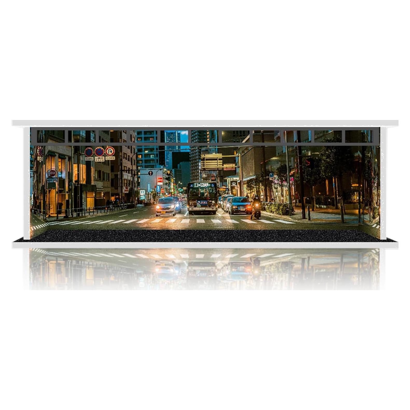 Estuche de Exhibición Bivitre 1:64 con Luz LED y Acrílico