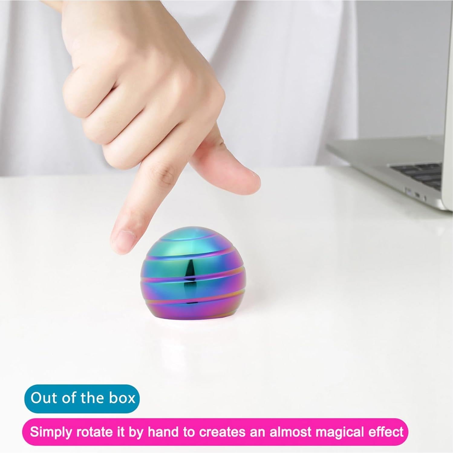 Juguete de Escritorio Kinetic Samilalago Colorido Alivio Estrés