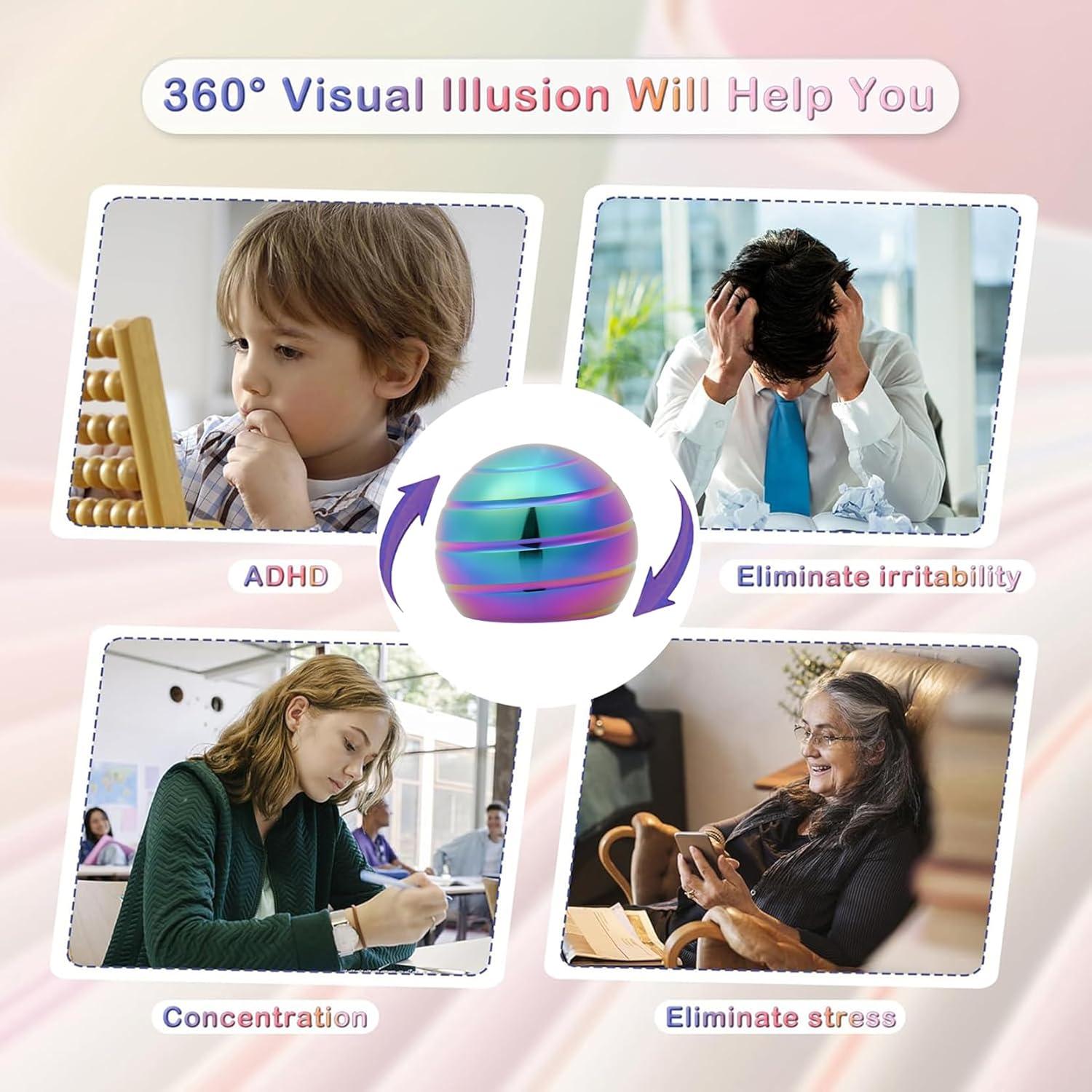 Juguete de Escritorio Kinetic Samilalago Colorido Alivio Estrés