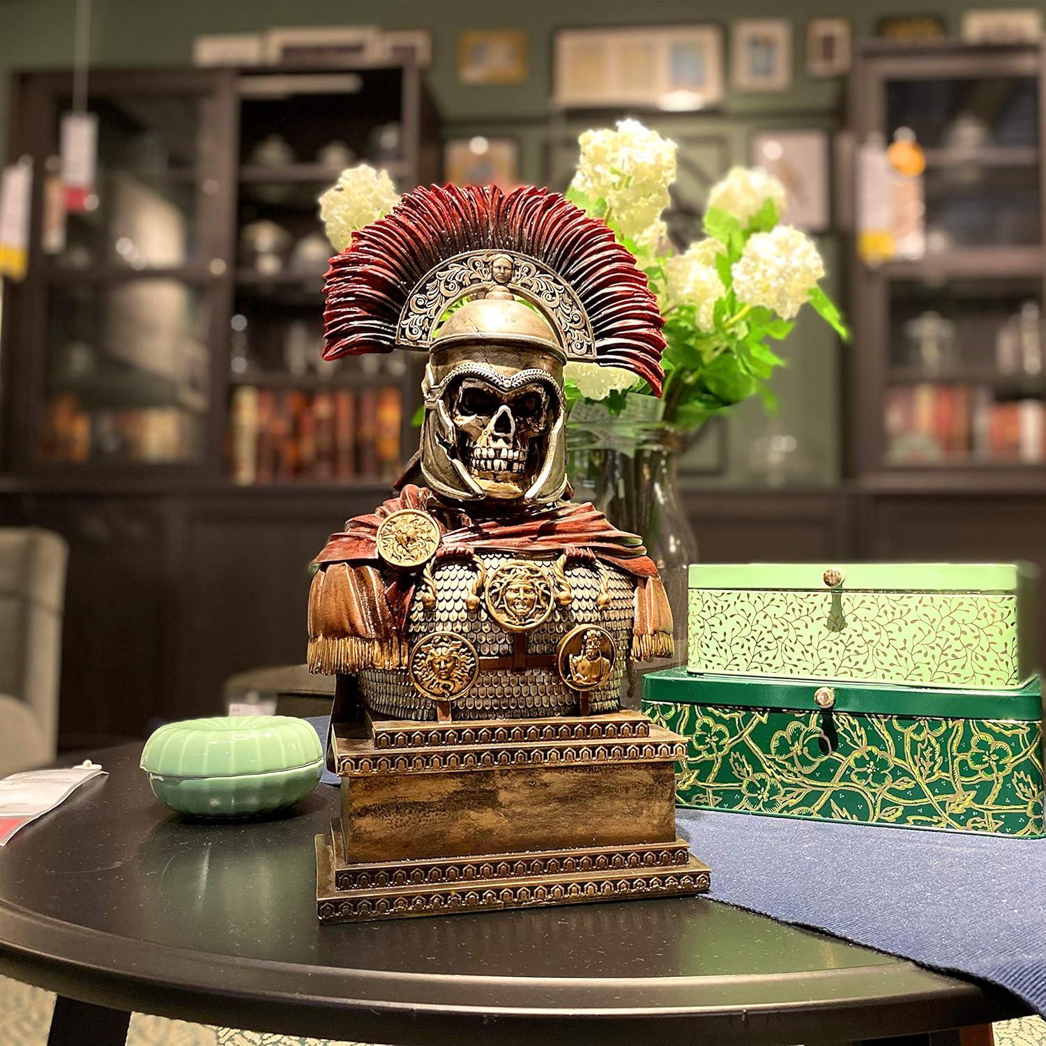 Escultura de Resina LOOYAR Centurión Romano 37.85 cm Decoración