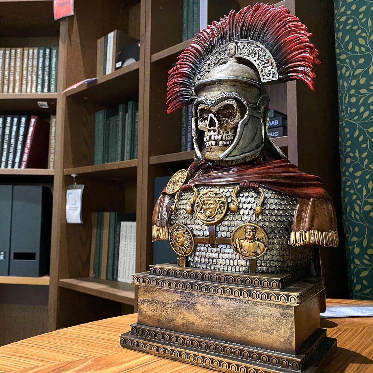 Escultura de Resina LOOYAR Centurión Romano 37.85 cm Decoración