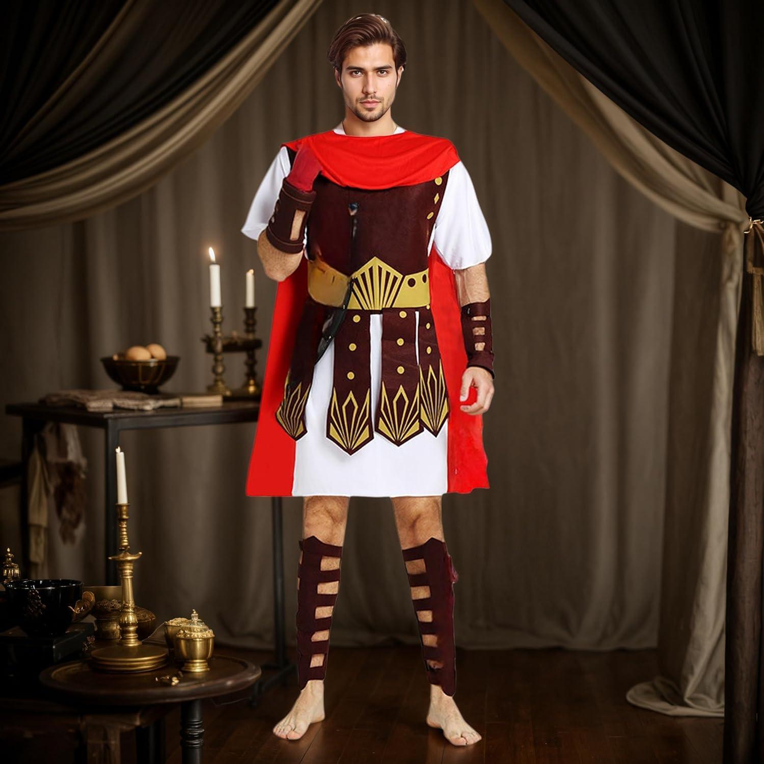 Disfraz de Gladiador Romano Antiguo para Hombre XL - BESTOYARD
