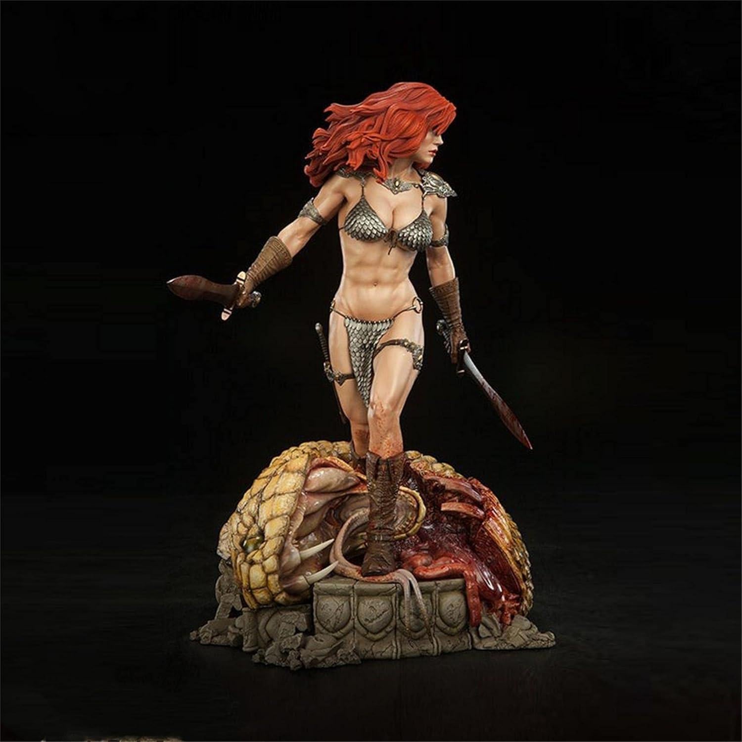 Modelo guerrera romana antigua 1/24 Risjc resina sin pintar