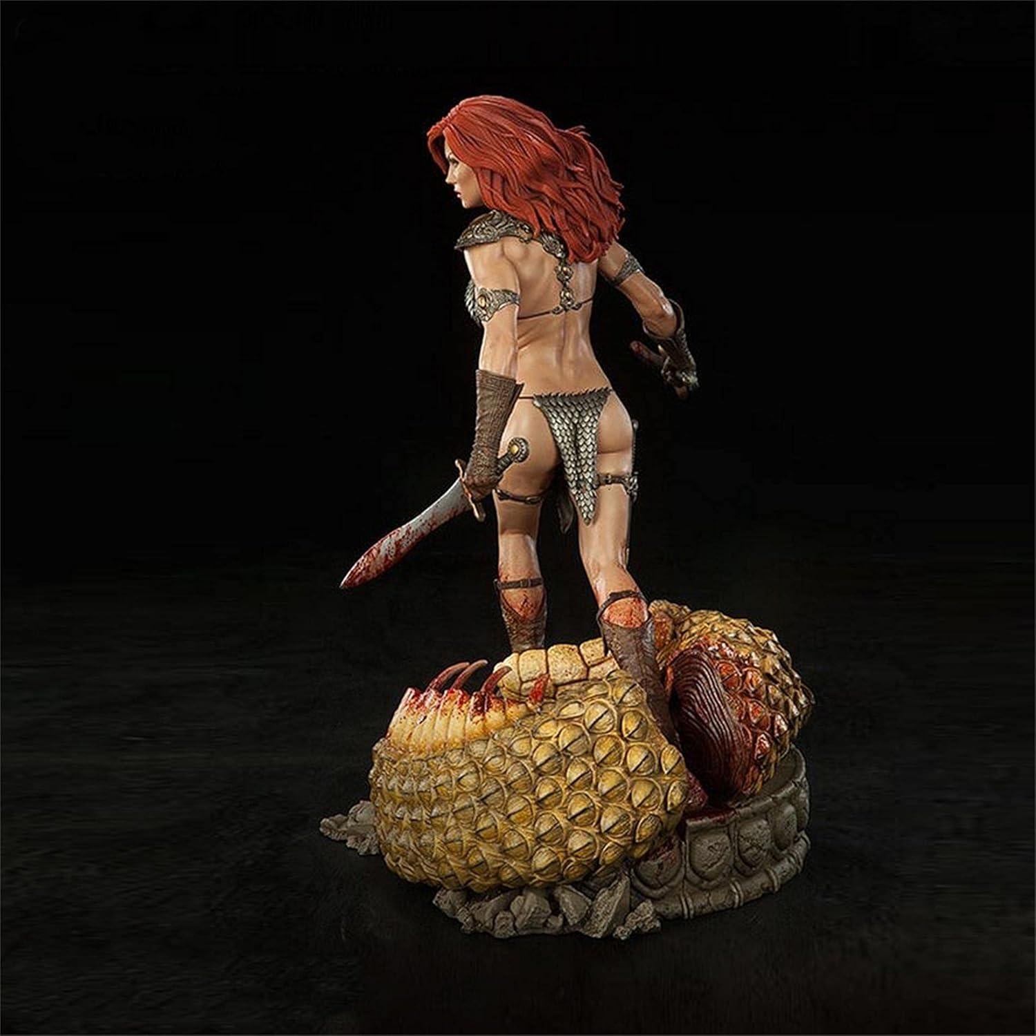 Modelo guerrera romana antigua 1/24 Risjc resina sin pintar