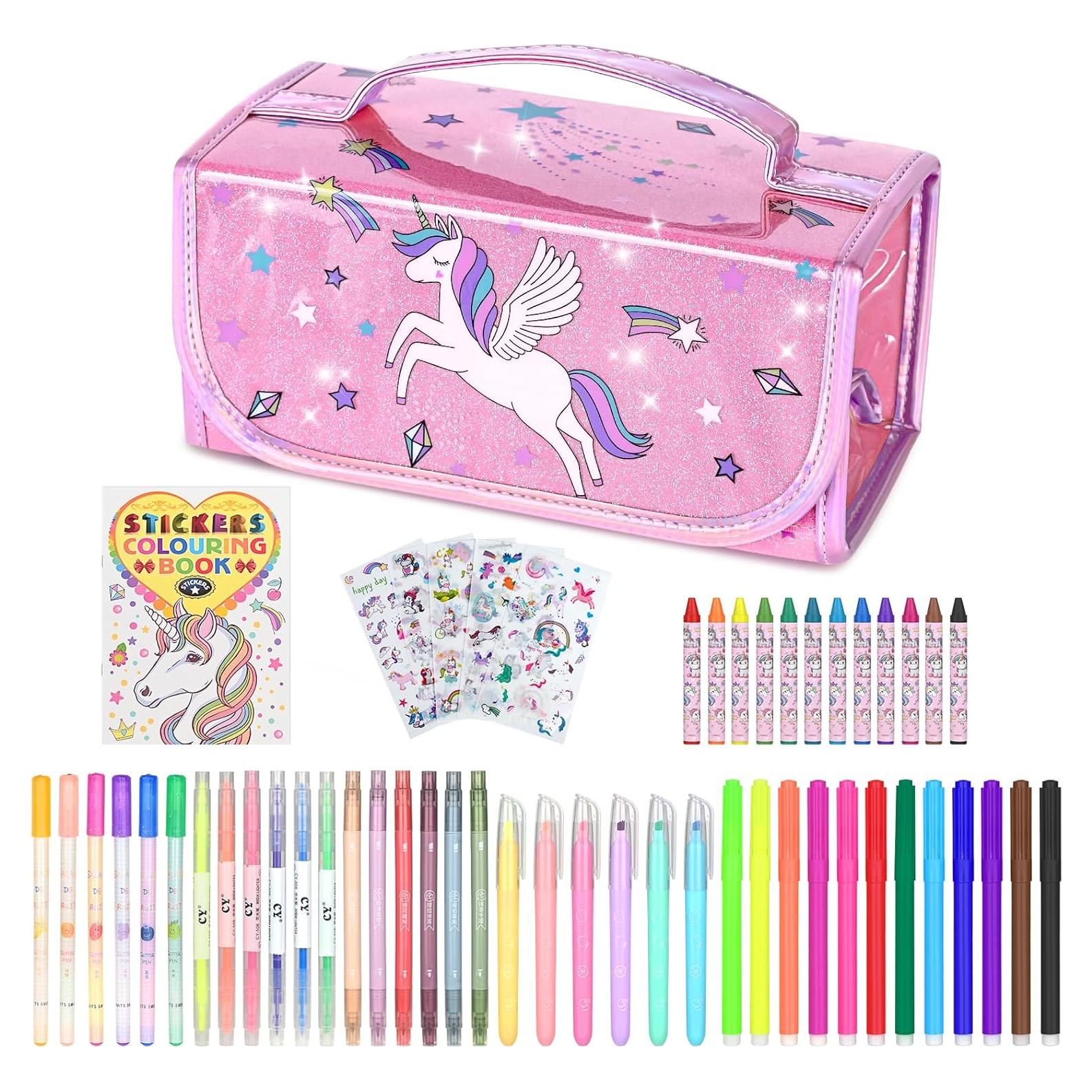 Juego de Marcadores Aromatizados 54 PCS Unicornio Nasominako