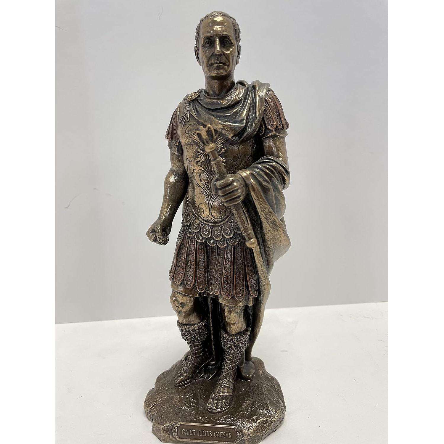 Estatua Gayo Julio César en Bronce 26cm Veronese Design