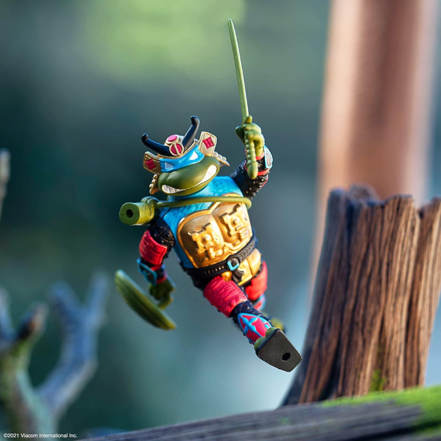 Figura de Acción Super7 TMNT Samurai Leonardo 9.53 cm