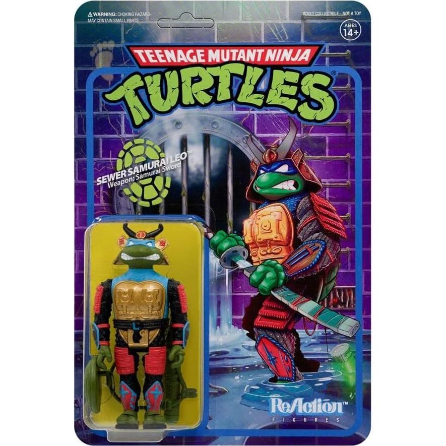 Figura de Acción Super7 TMNT Samurai Leonardo 9.53 cm