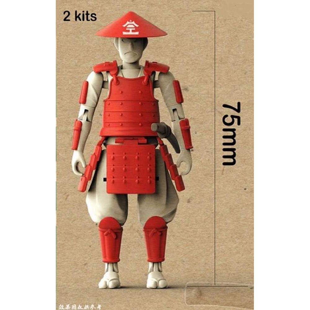 Suyata SNS001 Modelo Samurai 1/24 Rojo con Accesorios