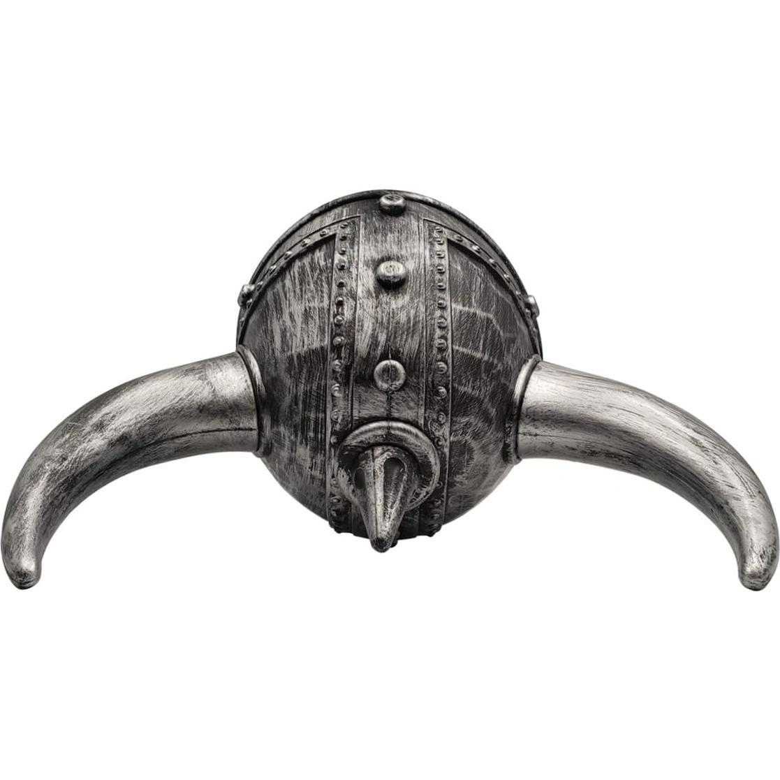 Casco Vikingo con Cuernos LOOYAR para Halloween 21 cm