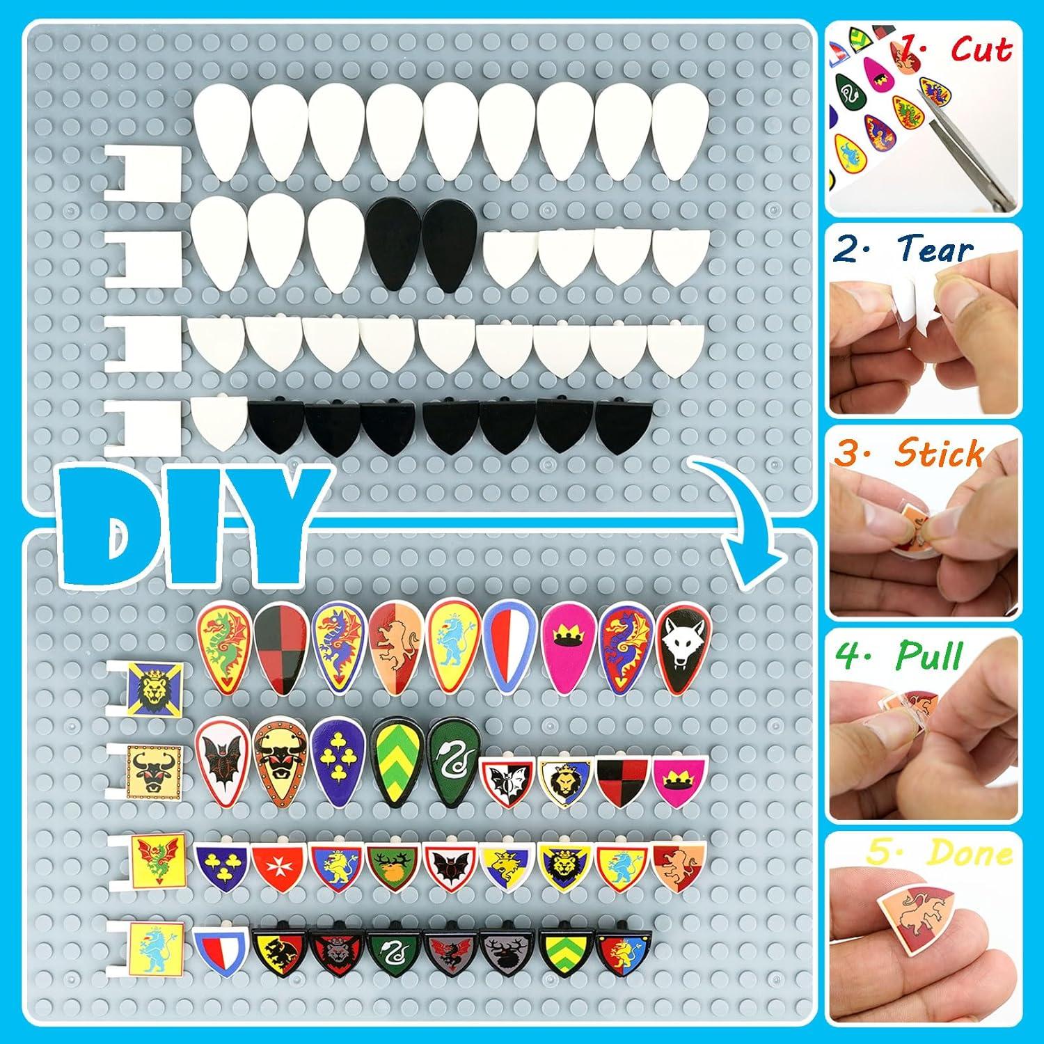 Kit de Armas y Armaduras Medievales Pamvava - Accesorios para Ladrillos