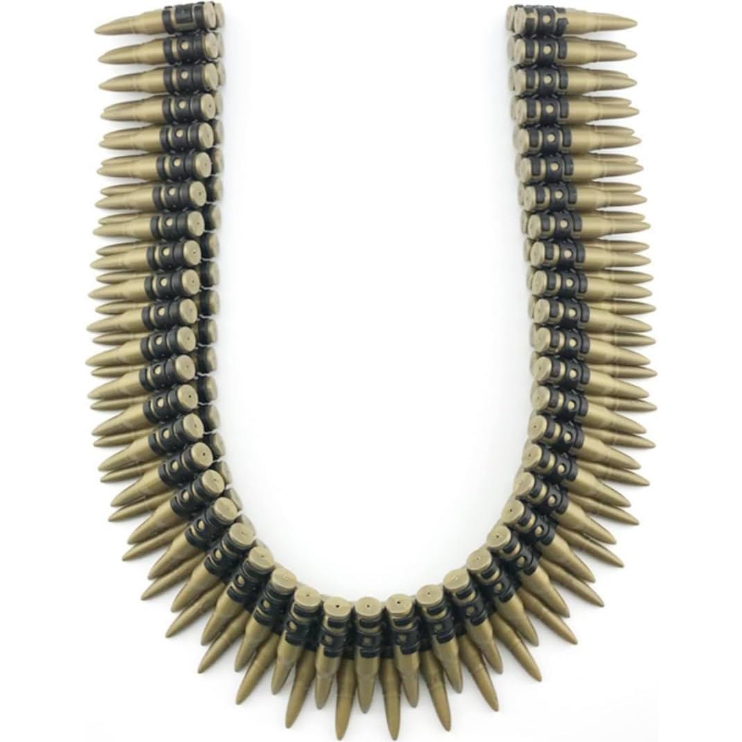 Cinturón Vikingo de Balas Falsas para Disfraz - Ajustable