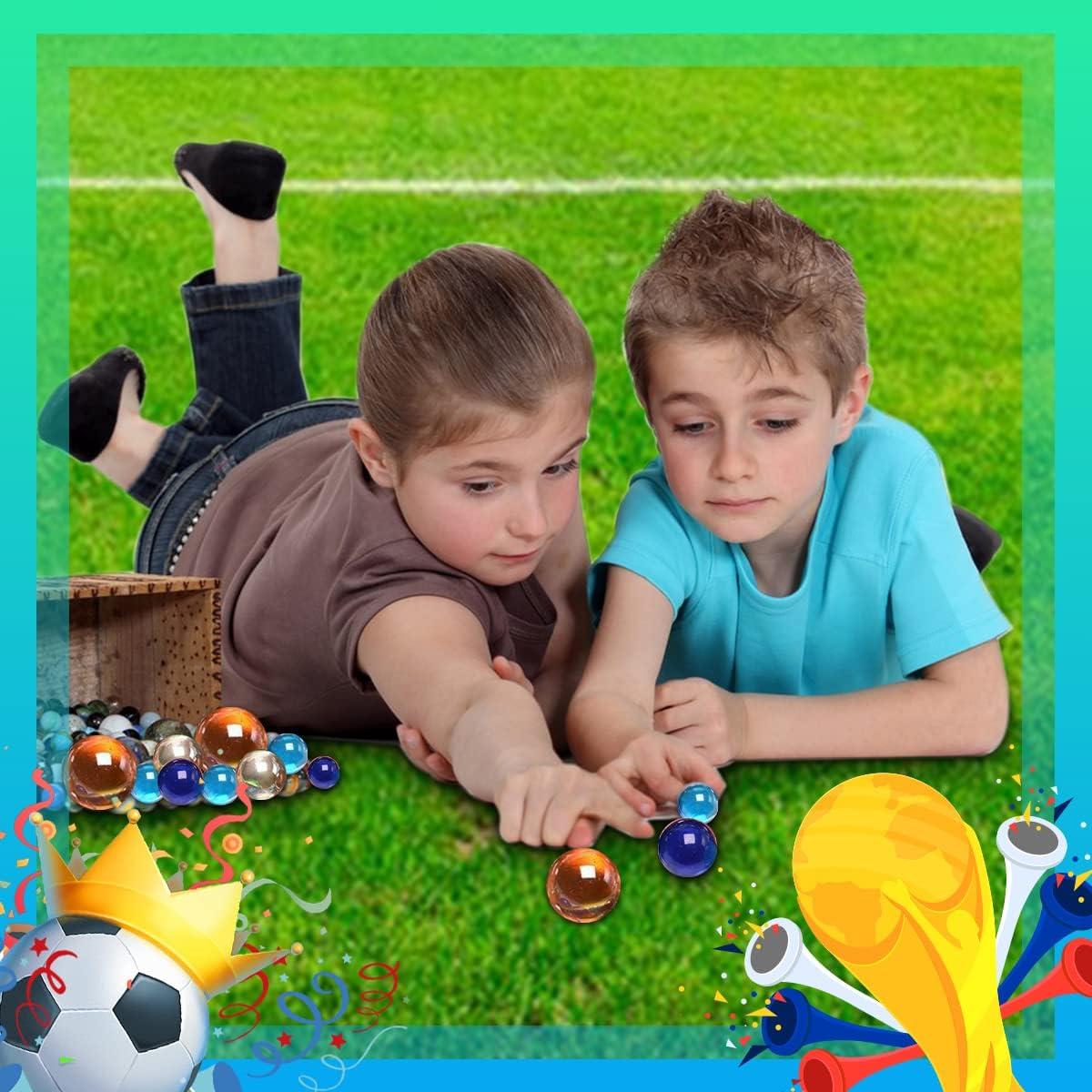 Lote de 200 Canicas de Vidrio PowerKing Ojos de Gato 14 mm