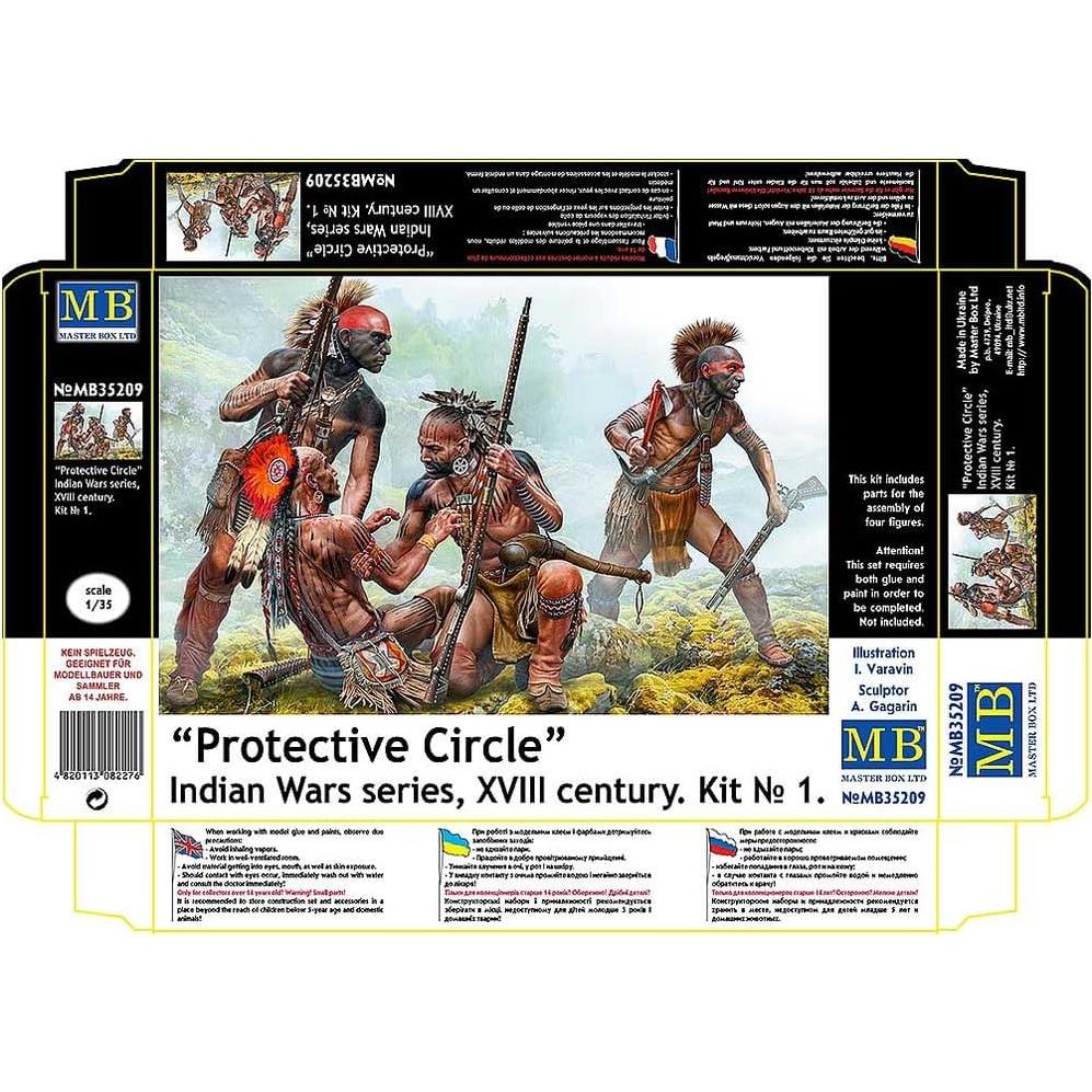 Modelo de Plástico Master Box MB35209 1/35 Circo de Defensa