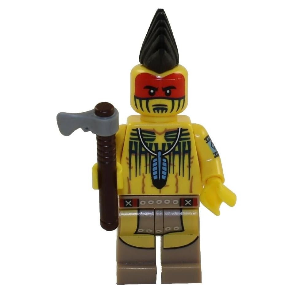 Minifigura LEGO Guerrero Tomahawk Serie 10 - 22.68g