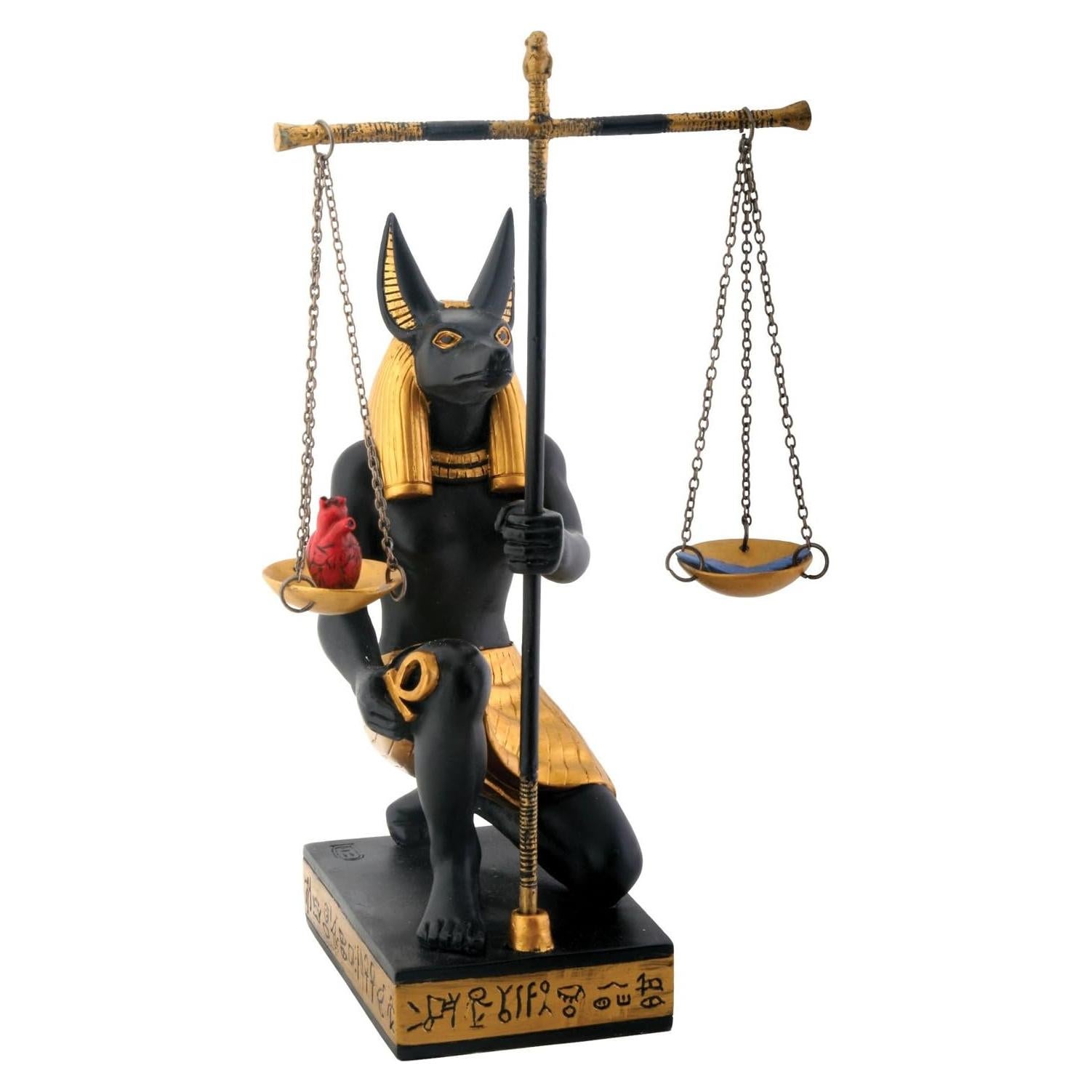 Estatua Egipcia Anubis YTC Summit 19.1 cm Pintada a Mano