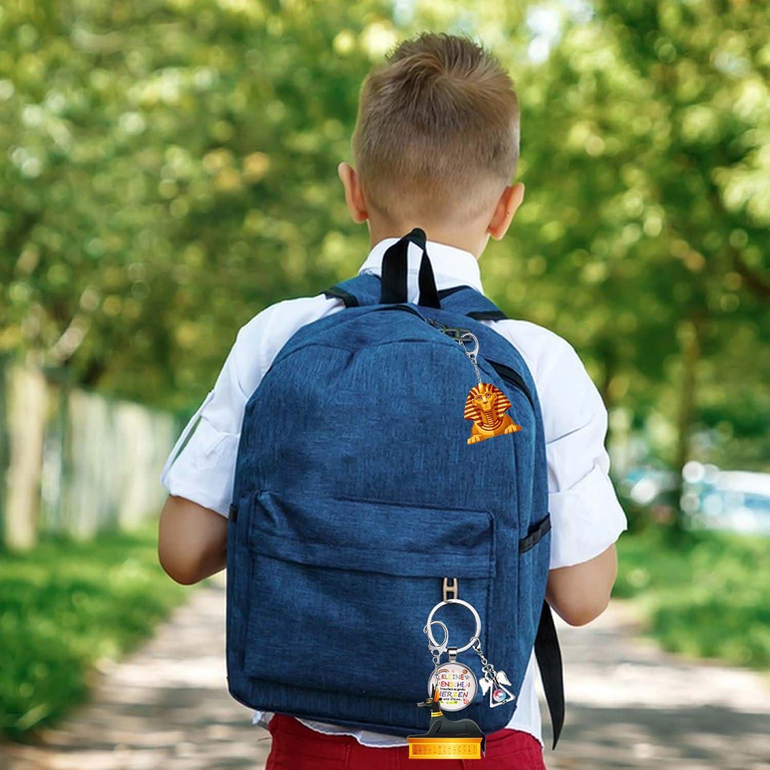 Llaveros del Antiguo Egipto 12PCS - Decoración Faraón y Pirámide