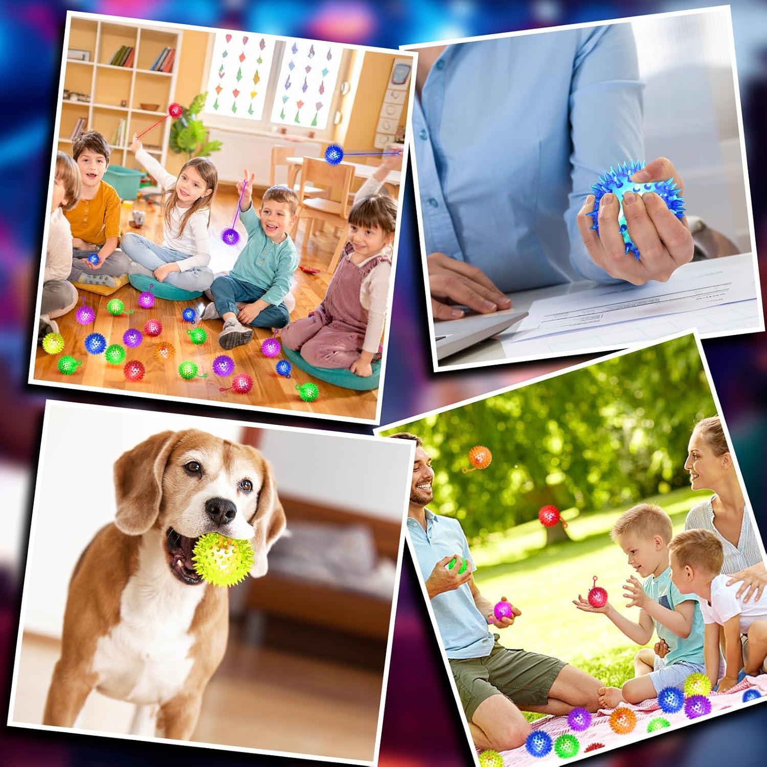 36 Pelotas Iluminadas SHQDD 6 Colores 6.5 cm Juguetes