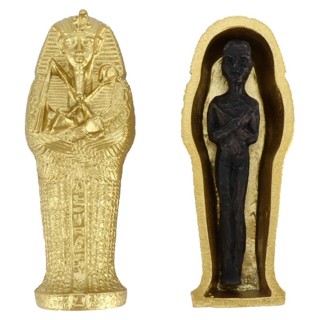 Ataúd con Momia DOITOOL 9x3.5x2.5cm Decoración Halloween