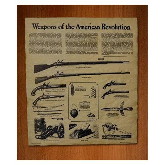 Póster Armas de la Revolución Americana Nuestras Enmiendas