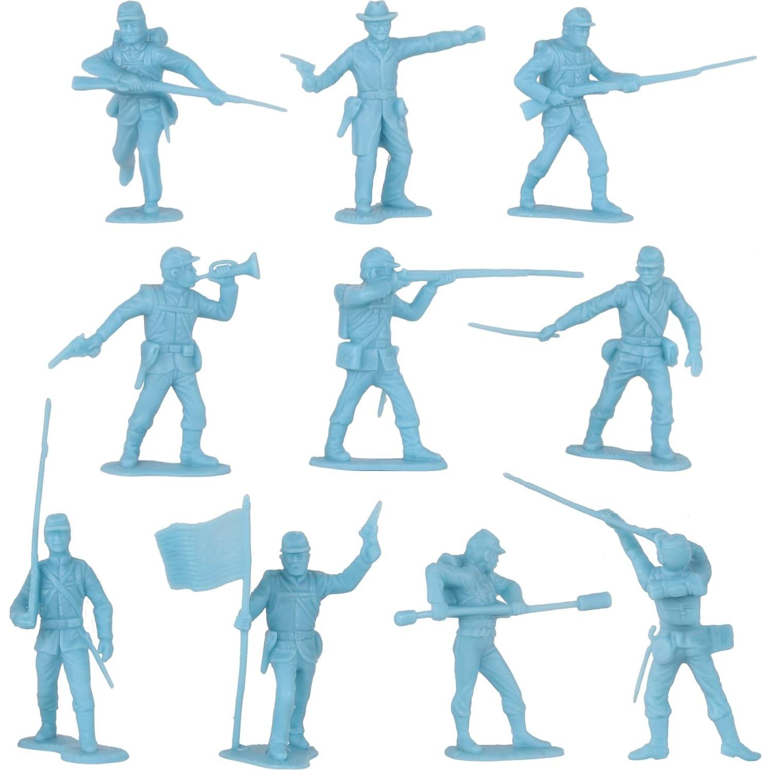 Soldados de Plástico BMC Guerra Civil Americana 31 Piezas