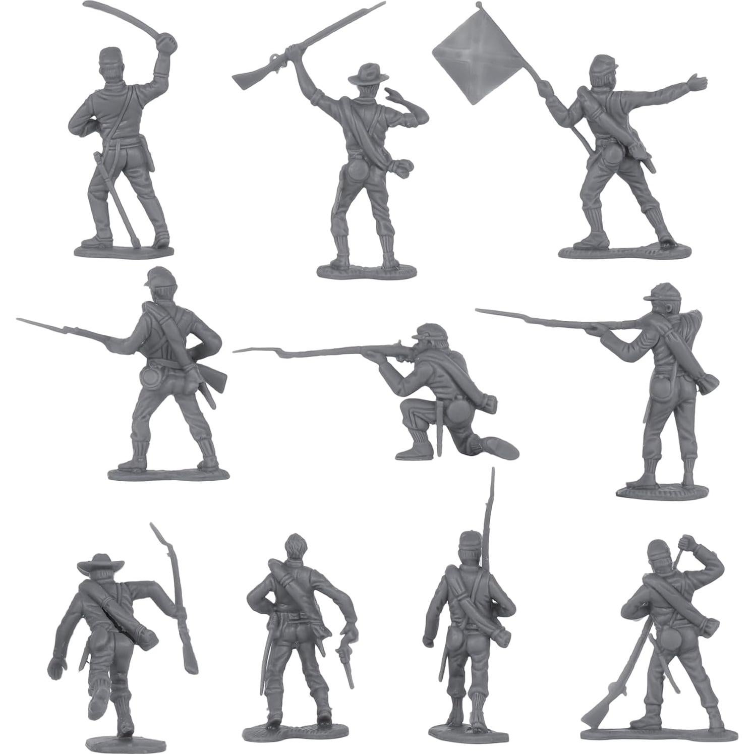 Soldados de Plástico BMC Guerra Civil Americana 31 Piezas