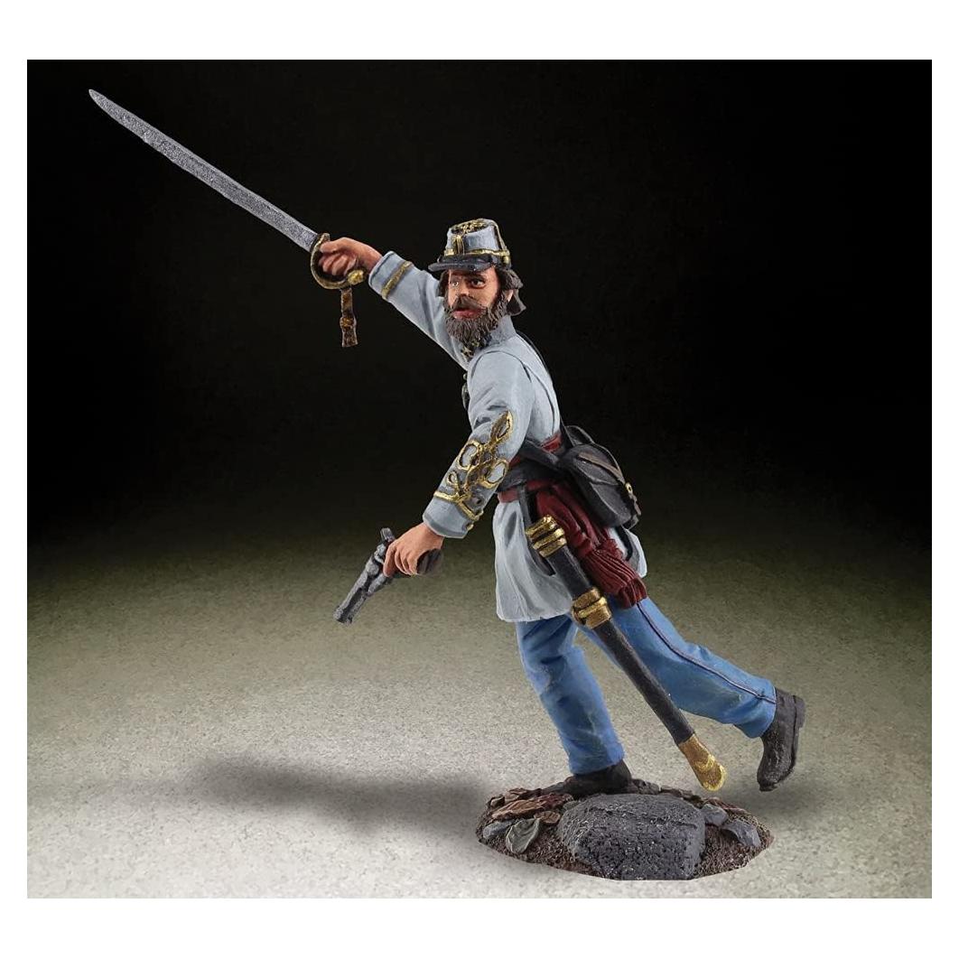 Figura de Metal W. Britains Coronel Oates 1:30 Guerra Civil
