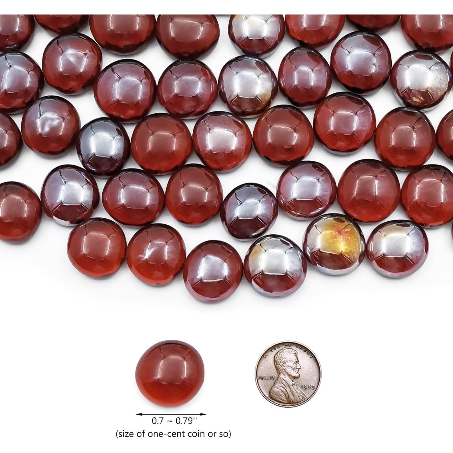 Canicas de Vidrio Ámbar Ismosm 0.91 kg para Decoración