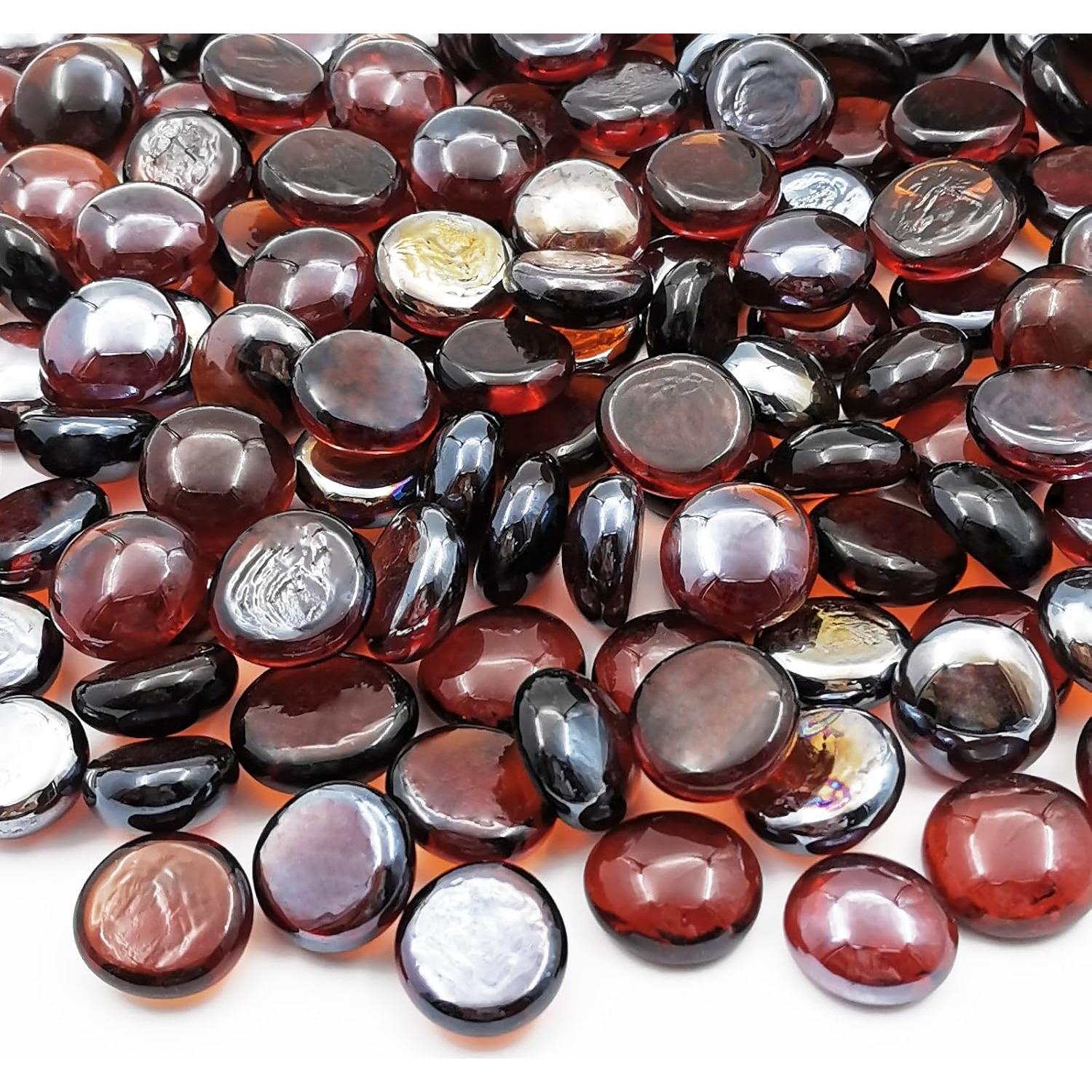 Canicas de Vidrio Ámbar Ismosm 0.91 kg para Decoración