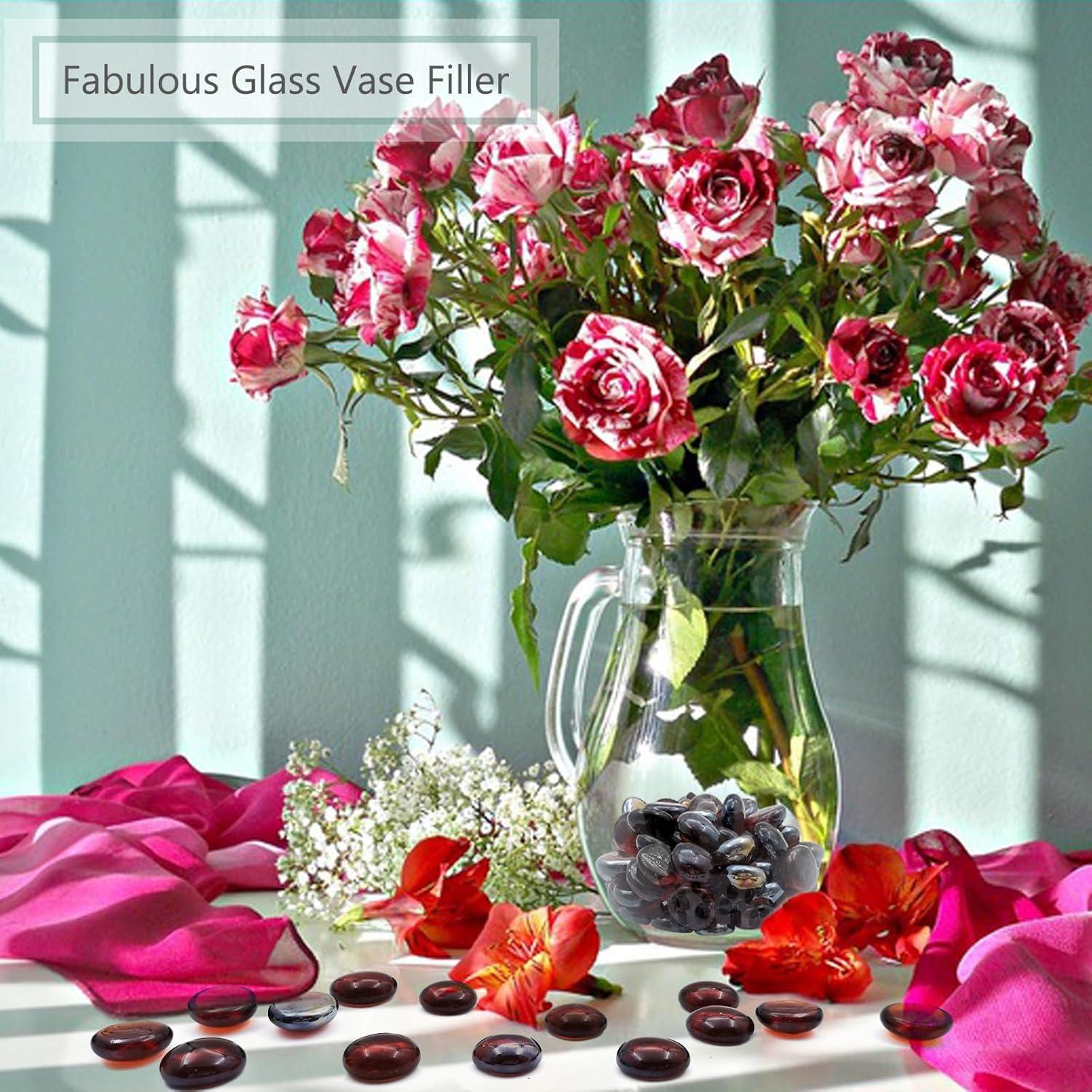 Canicas de Vidrio Ámbar Ismosm 0.91 kg para Decoración