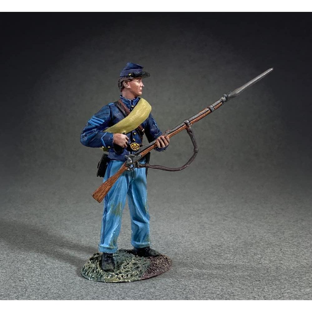 Figura de Metal W. Britain Sargento Infantería Unión 6.03 cm
