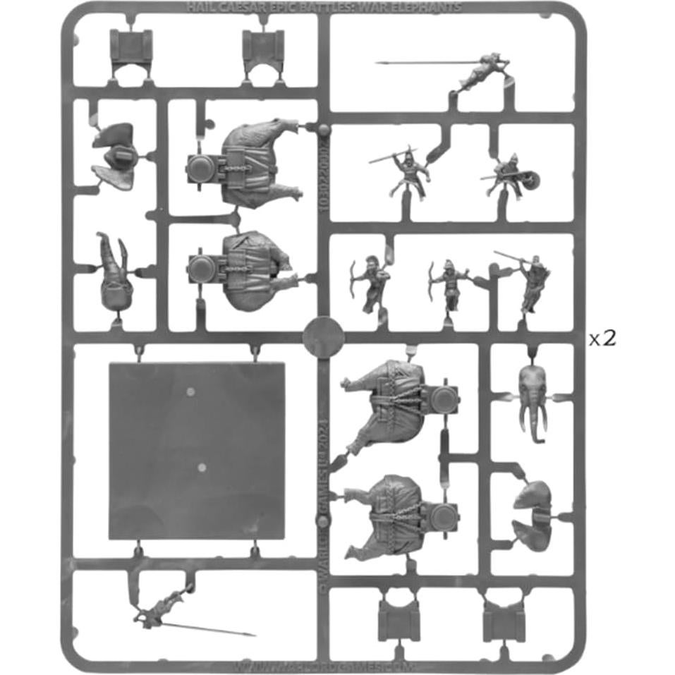 Miniaturas de Elefantes de Guerra Cartagineses Warlord 28mm