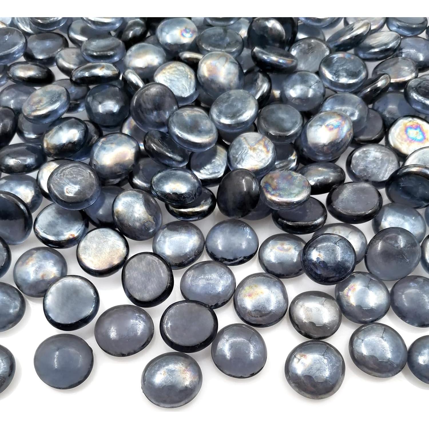 Canicas de Vidrio Planas Ismosm 0.91kg Azul Pizarra