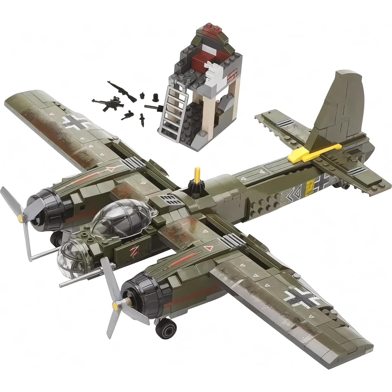 Bloques de Construcción Militar General Jim JU88 - 559 Piezas