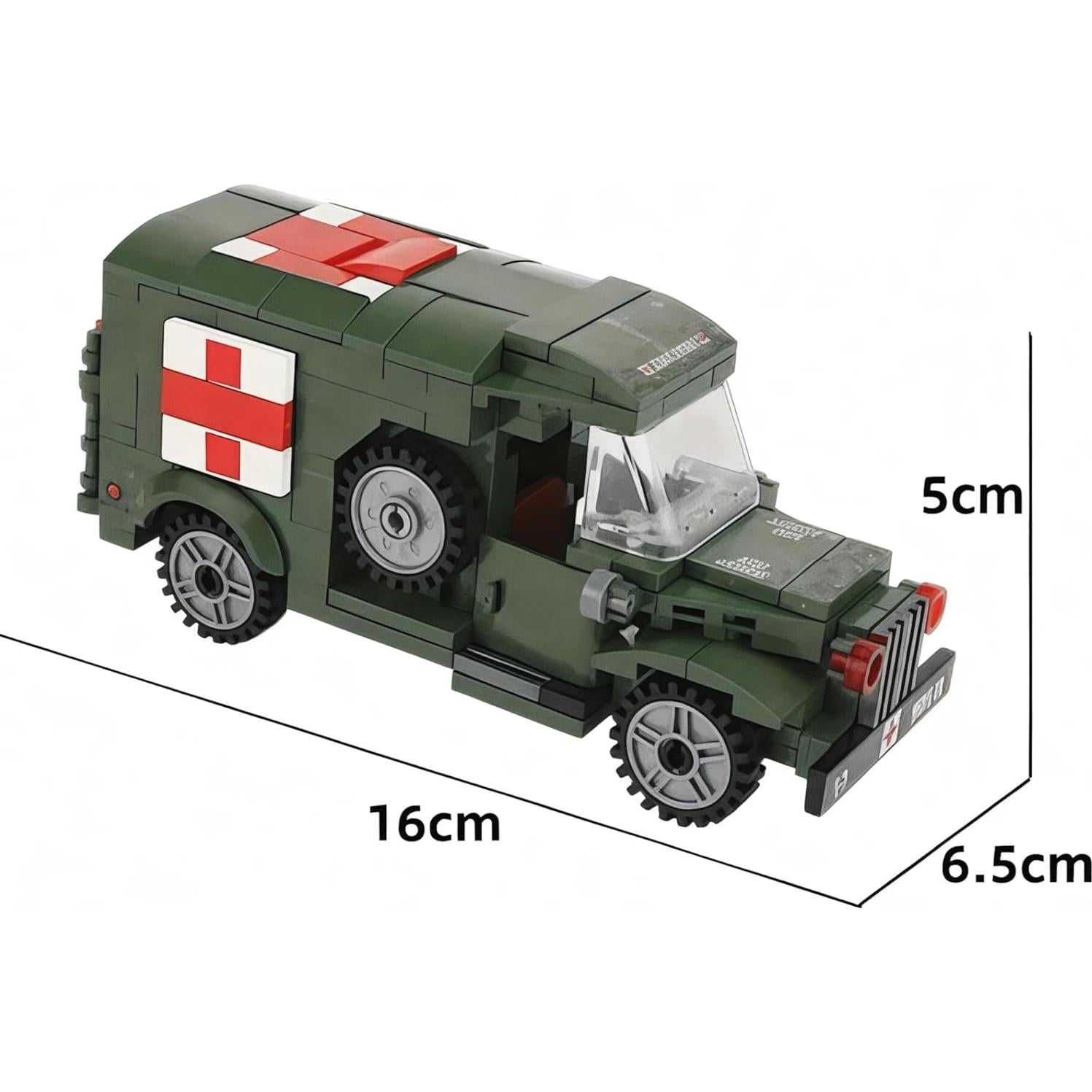 Bloques de Construcción Militar Ambulancia WWII General Jim 16cm